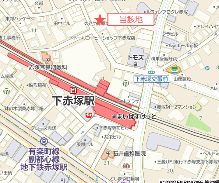 「下赤塚駅」徒歩１分 商店街に面し、住宅エリアの生活導線上の新築医療モール計画！