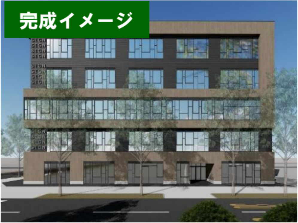 「新松戸」駅 徒歩５分 駅前通り沿い 交差点に面した 新築医療モール！