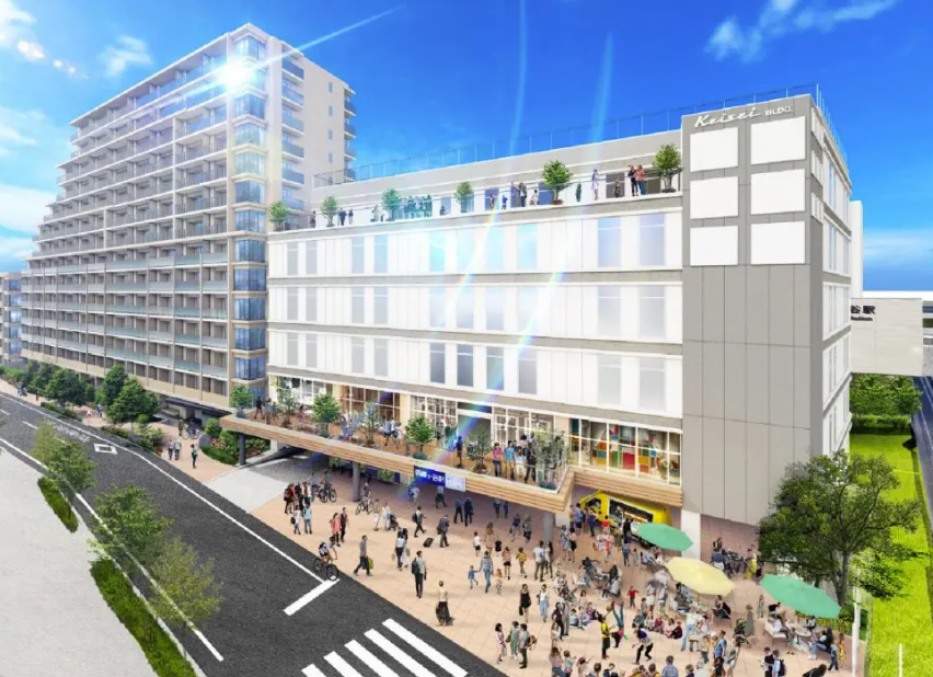 「新鎌ヶ谷」駅直結の分譲マンション併設商業施設内での新築医療モール計画