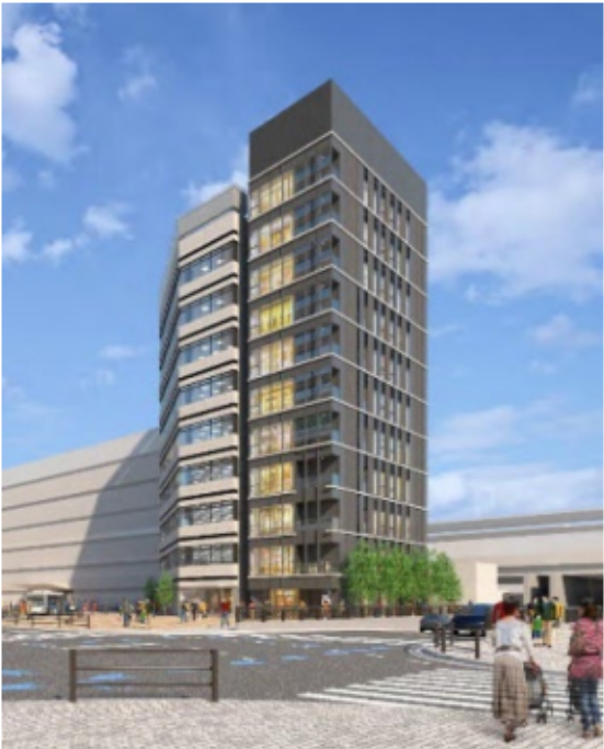 「新小岩」駅 徒歩１分 駅前再開発エリア 視認性良好な医療モール計画