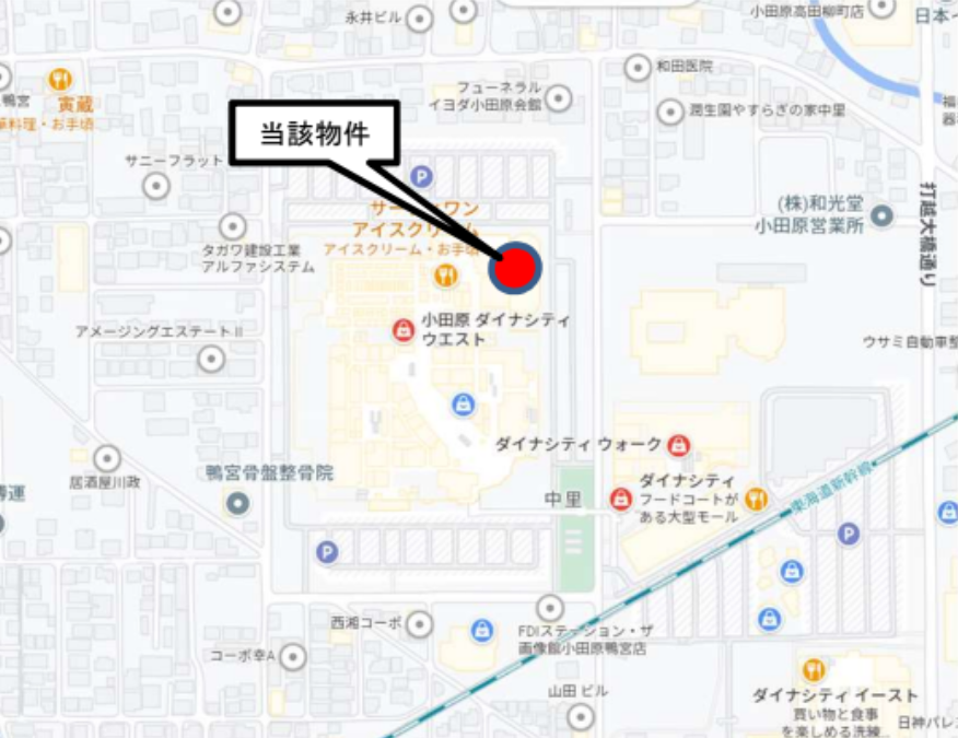 「鴨宮」駅 住民が集う商業施設内のクリニックモールフロア