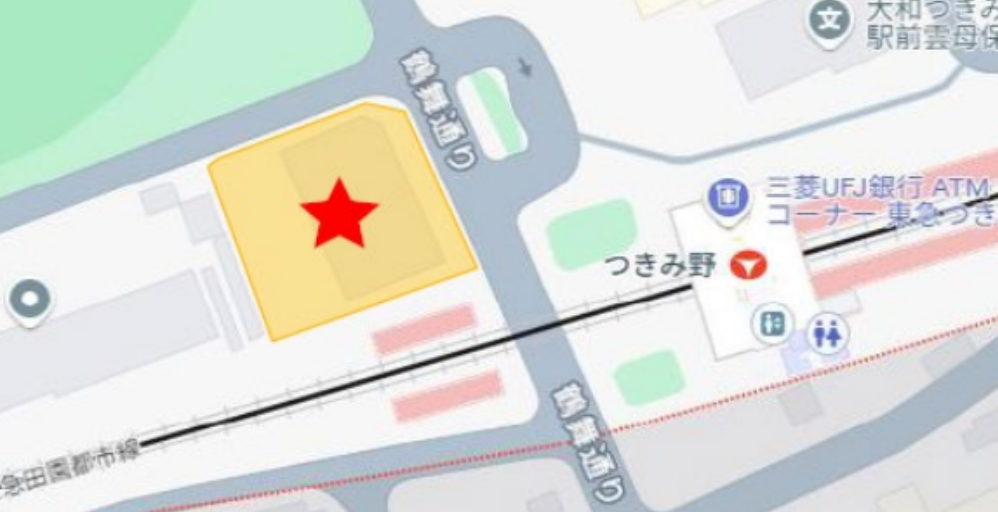 「つきみ野」駅 徒歩１分 駅前通りの視認性高い医療モール計画