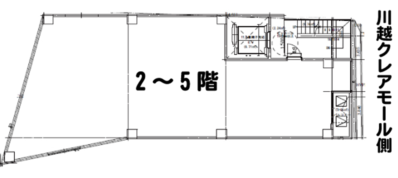 「川越」駅 徒歩４分 商店街沿い 商業施設目の前で早期認知が見込める好立地物件