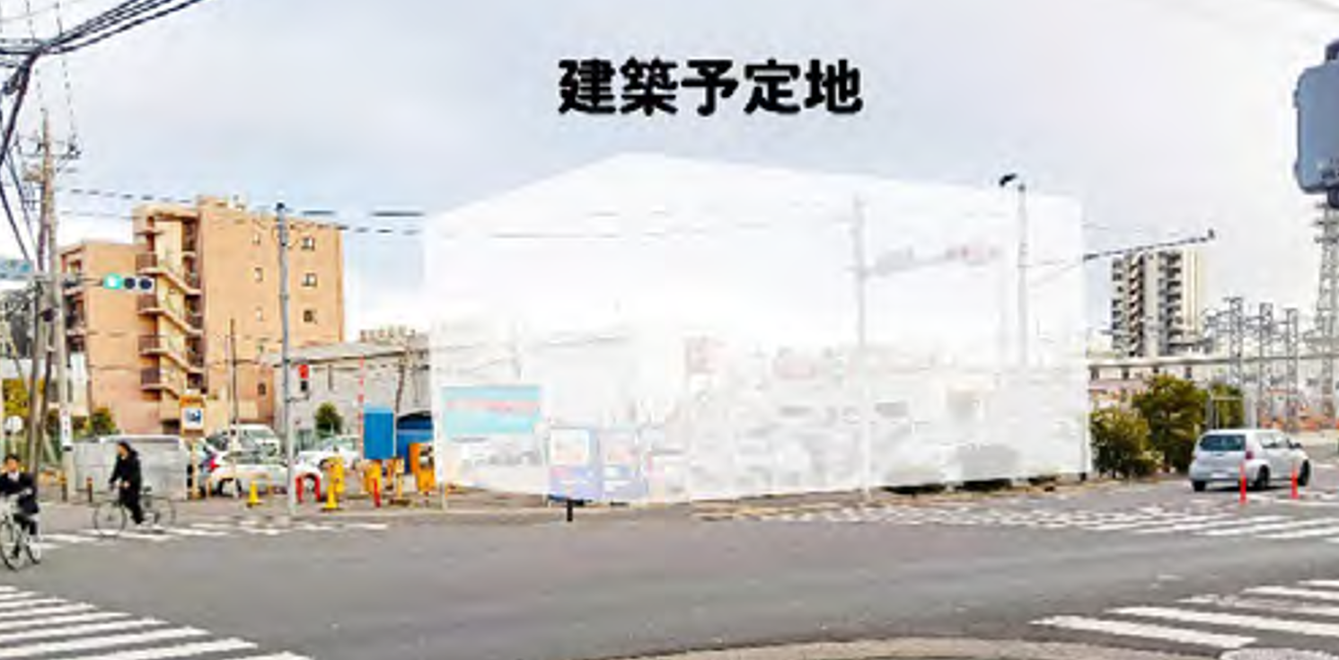 「元住吉駅」徒歩８分 交差点角地で視認性良好！ 新築クリニックモール計画