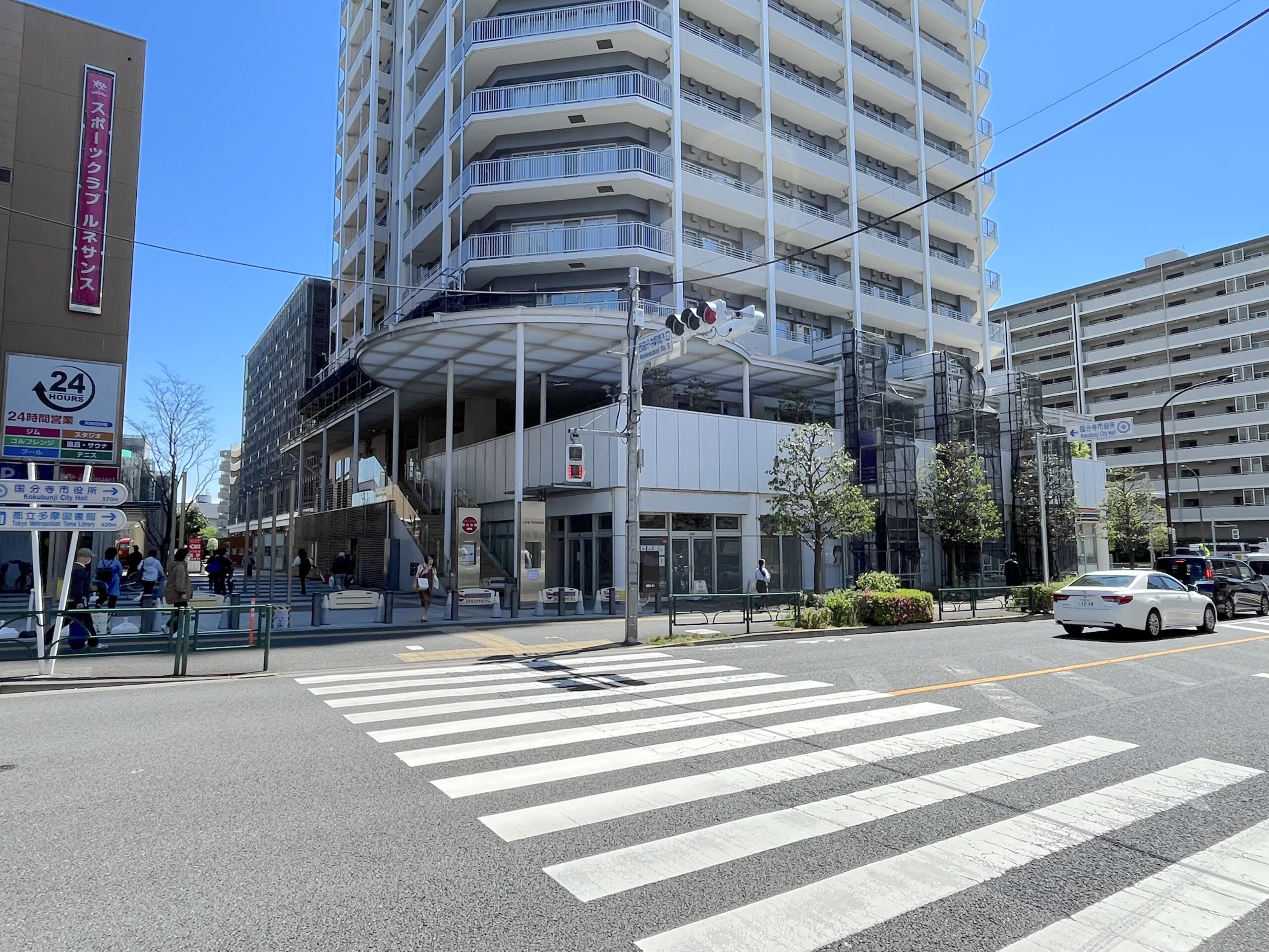 「西国分寺駅」徒歩３分 府中街道沿い 駅近タワーマンション１階テナント