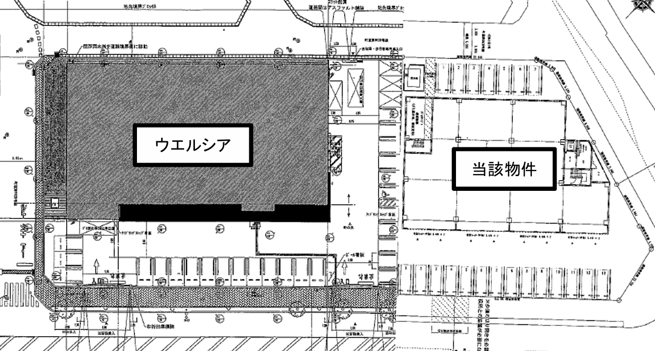 「森林公園駅」徒歩３分 駅前開けた道路沿い ドラッグストア併設の医療モール