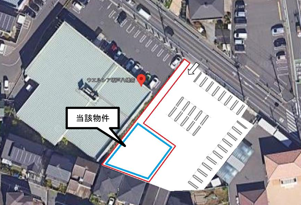 「坂戸駅」徒歩８分 ドラッグストア併設地の生活道路沿いクリニック物件