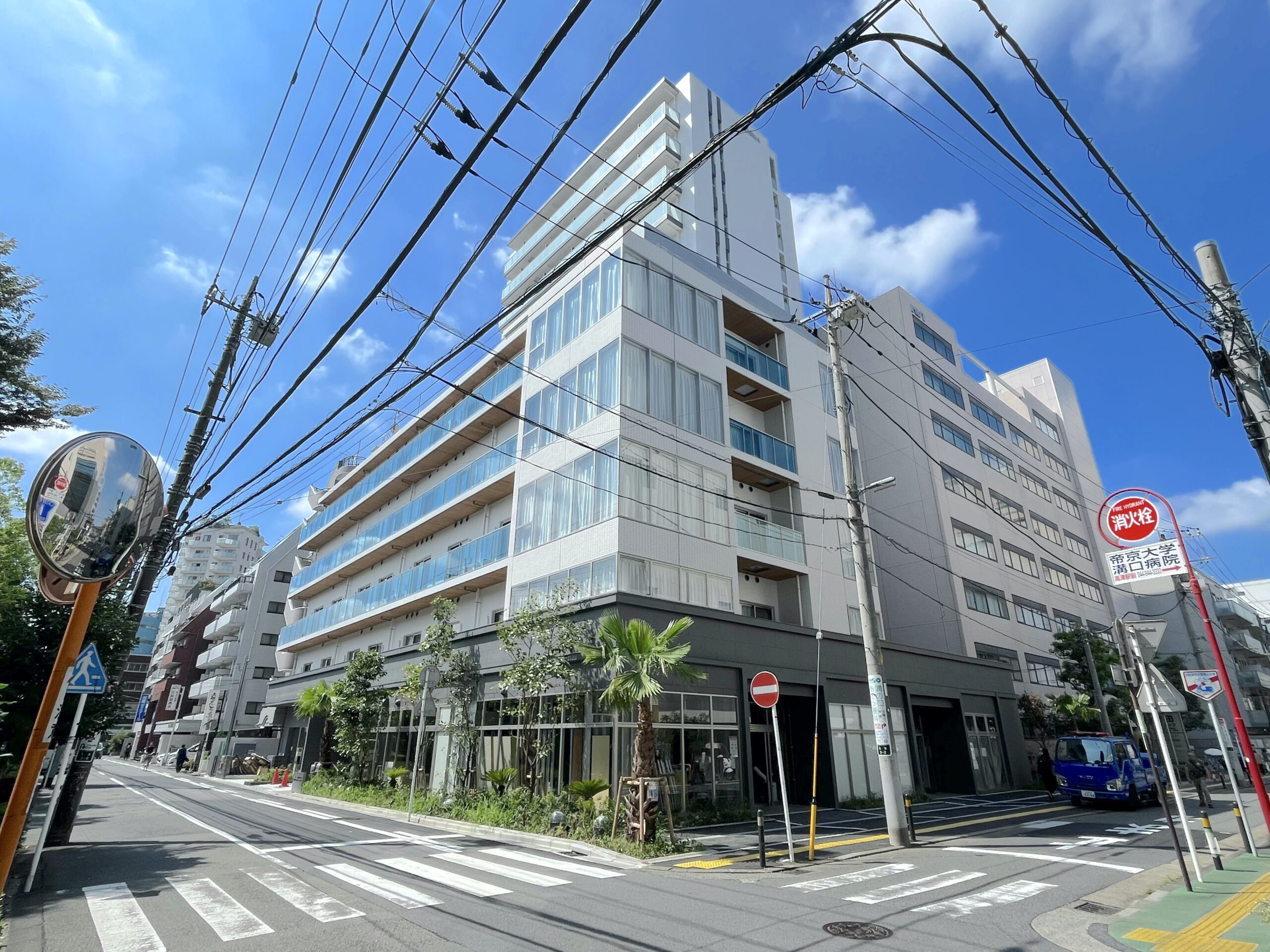 「武蔵溝ノ口駅」徒歩５分  ２路線使える新築マンション１階テナント物件