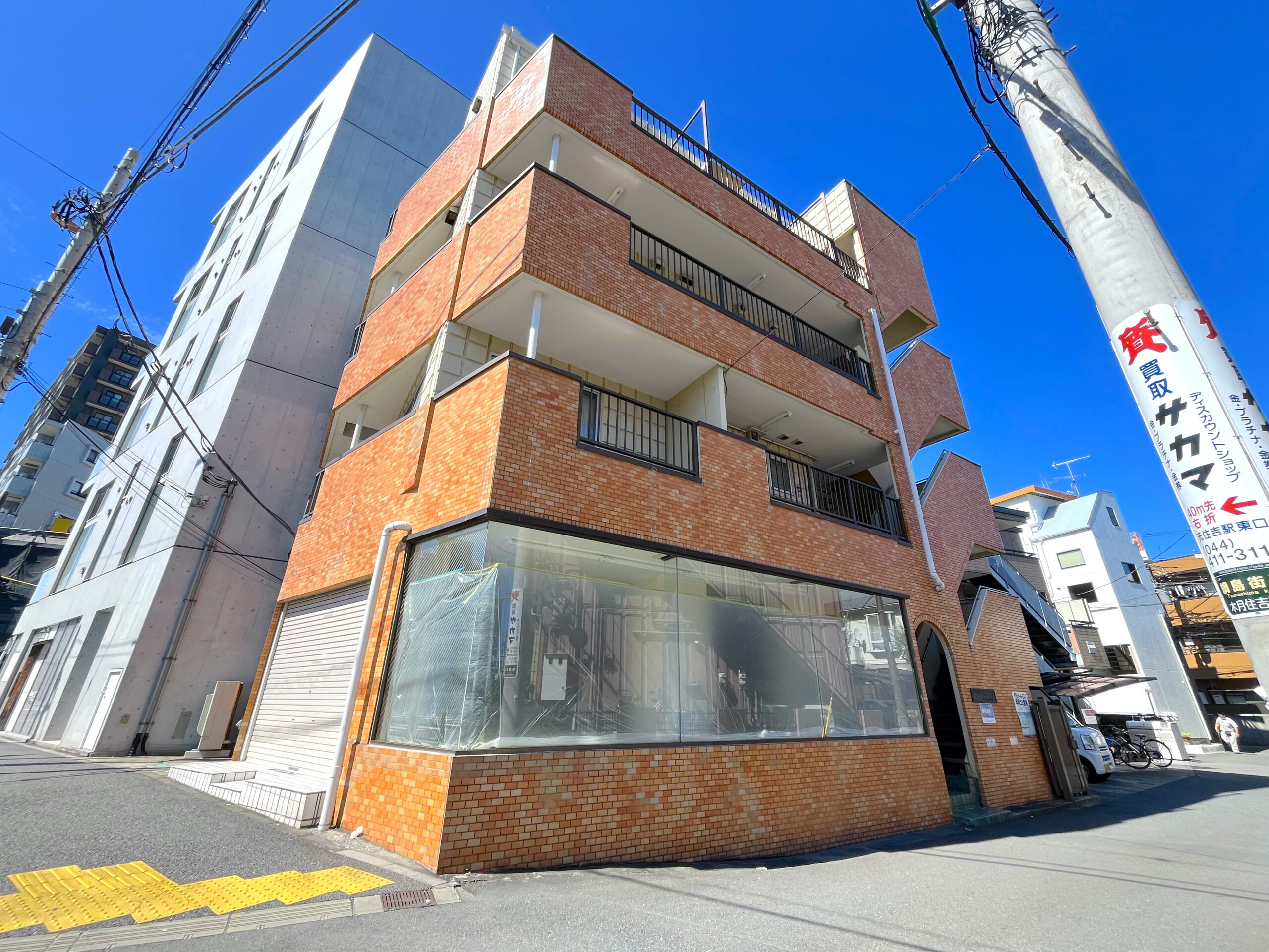 「元住吉駅」徒歩３分  人気エリア 綱島街道沿い１階テナント物件