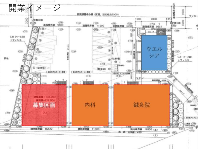 「保谷駅」徒歩１２分 オーダーメイドの建て貸しクリニック計画！