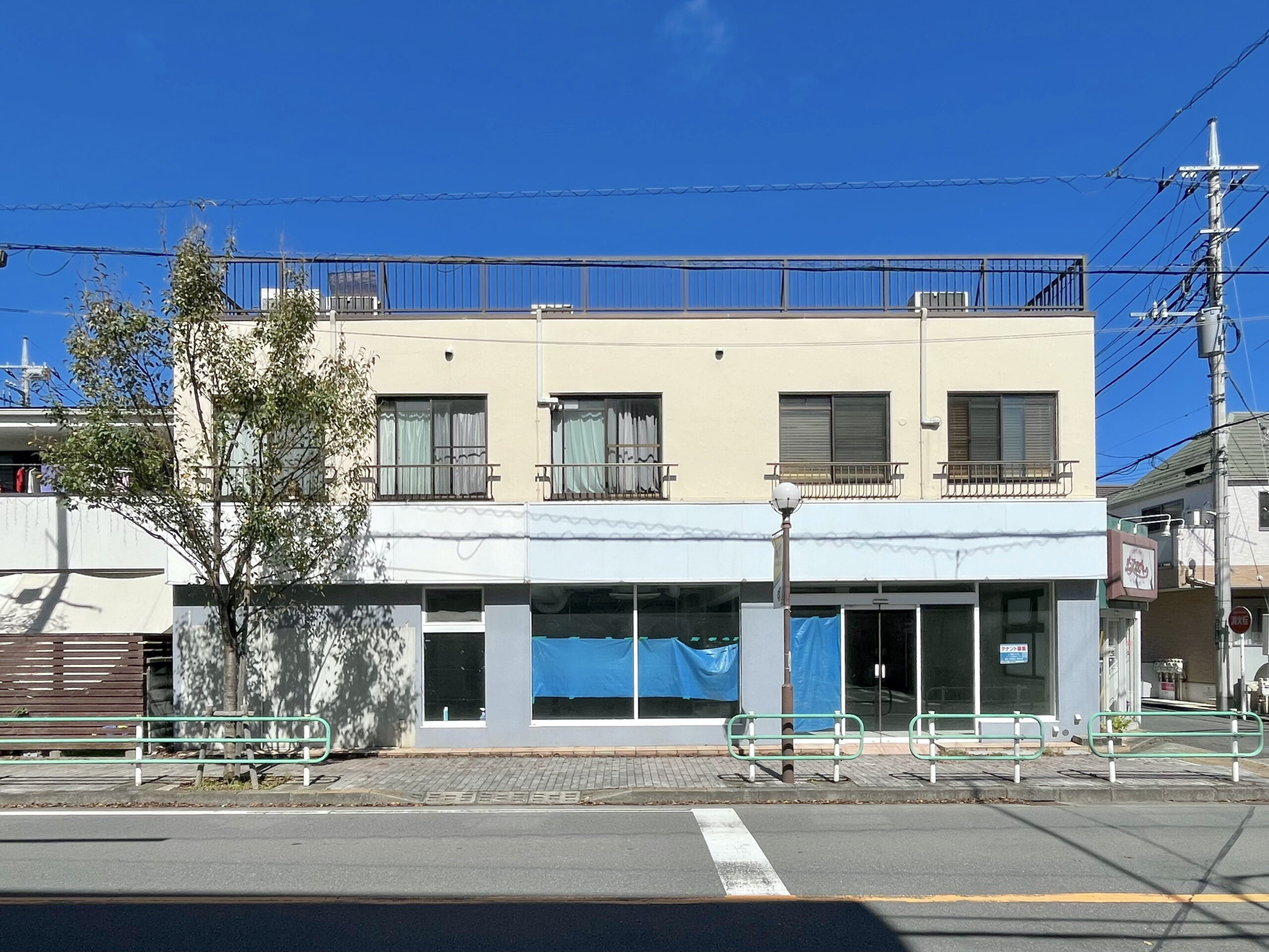 「府中駅」徒歩５分 桜通り沿い 桜並木にある１階路面店物件