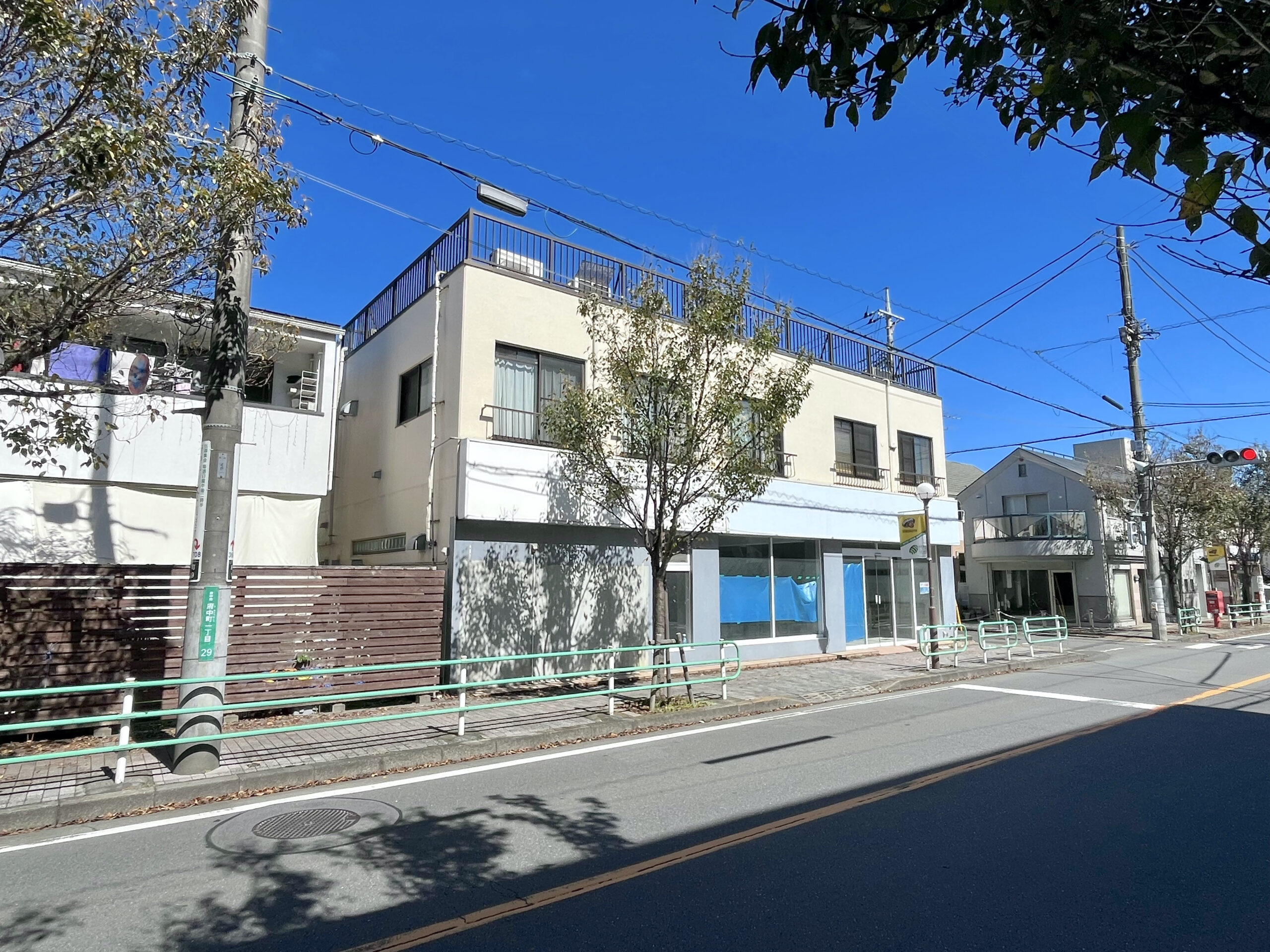 「府中駅」徒歩５分 桜通り沿い 桜並木にある１階路面店物件